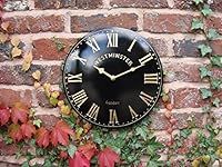 HH Home Hut Outdoor Indoor Clock black Wall Garden Clock DS1063