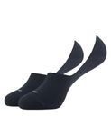 Jockey Men's No Show Cotton Socks (Pack of 2) 7099_Black_FREE SIZE