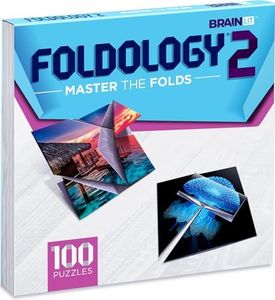 Foldology 2 - Master The Folds. Expansion Pack with 100 Origami Brain Teasers. Puzzle Game for Tweens, Teens, and Adults. Ages 10+