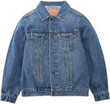 Levi's Boys' Denim Trucker Jacket, Blue, M