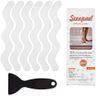 Secopad USA Patented Anti Slip Shower Stickers 24 PCS Safety Bathtub Strips Adhesive Decals with Premium Scraper for Bath Tub Shower Stairs