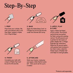 Mylee Gel Nail Polish LED Kit – Professional Manicure Set