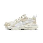 PUMA Women's Hypnotic Ls Sneaker, Warm White-puma White-sugared Almond, 10.5