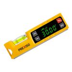 PREXISO Digital Angle Finder Level with Protractor, 0-90° & 0-180° Inclinometer, Digital Spirit Level with Magnetic V-Groove, Torpedo Slope Level Tool for Woodworking, Construction, Masonry