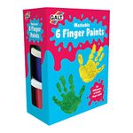 Galt Toys, 6 Finger Paints Washable, Finger Paints For Toddlers, Ages 2 Years Plus