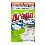 Drano Advanced Septic Tank Treatment, 3 Pouches, 4.5 oz