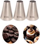 Large Round Piping Tips,5/8" Big Pl