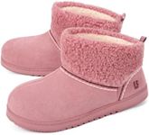 LongBay Women’s Slipper Boots Warm Bootie Gifts House Shoes Pink US11-12