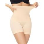 Kaththai Tummy Tucker, Body Shaper, Seamless Shapewear for Bodycon Dresses, Belly Fat Control, High Waist Shaper, Tummy Control Body Shapewear, Perfect for Dresses, Saree (XXL, Skin)