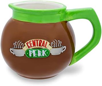 Friends Central Perk Coffee Pot 3D Sculpted Ceramic Mug | Holds 20 Ounces