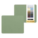 KING MOUNTAIN Canvas Repair Patch 9 x11 Inch 2 Pcs Self-Adhesive Waterproof Fabric Patch for Sofas, Tents, Furniture,Tote Bags, Car Seats.(Grass Green)