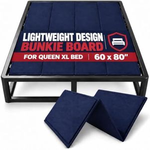 Imperijade 10mm Bunkie Board (60”x80” Queen XL) Lightweight Design | Low Profile Bed Support, Breathable, Noise Minimizing, Moisture Resistant | Folding Box Support Board | Split Fully Assembled