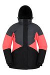 Mountain Warehouse Moon Womens Ski Jacket - Snowproof, Adjustable Hood - Ideal For Sports, Skiing, Snowboarding Bright Pink Women's Size 14