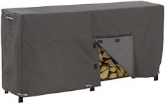 Classic Accessories Ravenna Log Rack Cover-Premium Outdoor Cover with Durable and Water Resistant Fabric, 8-Feet (55-172-045101-EC)
