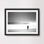 SURFING BLACK WHITE VINTAGE SURF SURFERS SURFBOARDS ART PRINT Poster Home Decor Wall Picture Photo A4 A3 A2 (10 Size Options)