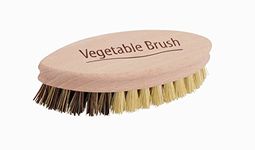 Natural Bristle Vegetable Brush With English Text (Pack of 2)