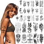 ACWOO Temporary Tattoos, 40 Sheets 