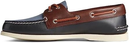 Sperry Men's A/O 2-Eye Boat Shoe, Navy Multi, 8.5 UK