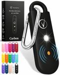 Vantamo Personal Alarm with Strobe LED Light, Extra Loud 130dB Self Defense Keychain with 2 Dynamics, Unique Safety Keychain for Women with Keyring for Bag or Backpack & Low Battery Notice