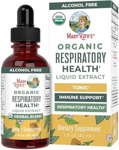 USDA Organic Respiratory Health Liquid Drops by MaryRuth's | Tonic Herbal Blend | Respiratory Health & Immune Support | Non-GMO, Vegan, Alcohol Free Tincture, 1oz