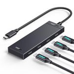 UGREEN 10Gbps USB C Hub, USB C Splitter with 4 USB C Ports, USB-C to USB C 3.2 Hub Multiport Adapter Compatible with MacBook Pro, MacBook Air, iPad Pro, iPad Mini 6 and iPhone 15, Plug and Play