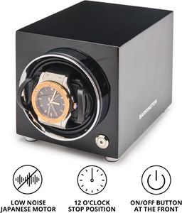 Barrington Automatic Watch Winder – Black Display Case
