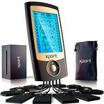 Xpoint Dual Channel Luxury TENS EMS Unit Muscle Stimulator - 24 Modes, 12 Large Electrode Pads - Back, Shoulder, Neck, Sciatica - Max Power Pain Relief Device - Rechargeable Physical Therapy Equipment