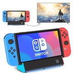 Rapell Switch Dock for Switch/Switch OLED，Portable Switch Dock with HDMI Adapter and USB 3.0 Port for Official Switch