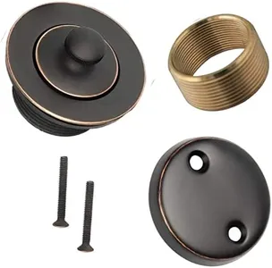 WG-100 Conversion Kit Bathtub Tub Drain Assembly, All Brass Construction (Oil-Rubbed Bronze Finish)