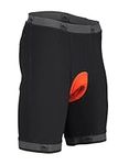 Zoic Men's Premium Liner Shorts, Black, Medium