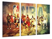 Modern Photography Basketball, NBA, Sports, Painting, Stars Players, 97 x 62 cm, Ref. 27372