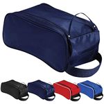 Football Boot Bag Water Resistant - Storage for Football Boots Or Golf Shoes | Boot Bag for Travel, School, Cricket (Navy Blue)