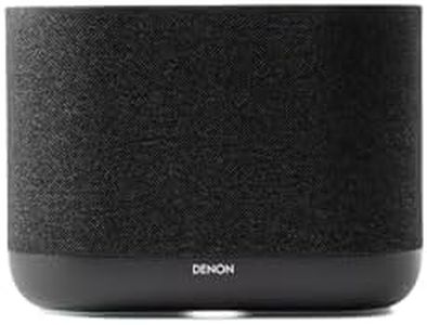 Denon Home 400 Smart Bluetooth Lautsprecher mit HEOS, Dolby Atmos Music, Musikbox Kabellos, Hi-Res Audio, 8 Treiber Array, Stereopaar-Funktion, WLAN, AirPlay 2, Premium Sound & Multiroom - Schwarz