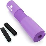 Squat Pad, Barbell Pad, Foam Sponge Pad, Squat Bar Neck Pad, Training Weightlifting Cushion Women & Men for Lunges, Squats and Hip Thrusts - Purple