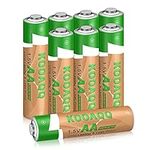 KOOAQQ Alkaline AA Batteries 8 Pack