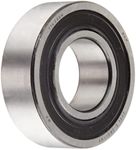 SKF 2206 E-2RS1TN9 Double Row Self-Aligning Bearing, ABEC 1 Precision, Double Sealed, Plastic Cage, Normal Clearance, Metric, 30mm Bore, 62mm OD, 20mm Width, 1510.0 pounds Static Load Capacity, 5350.00 pounds Dynamic Load Capacity