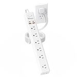 6 Ft Power Strip Surge Protector - 