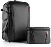 PGYTECH OneMo 2 35L-45L Camera Backpack with Shoulder Bag for 17" Laptop, Waterproof DSLR Camera Pack for Canon/Nikon/Sony, Extra Large Photography Bag, Drone Backpack for DJI Mini 3 Pro/Mavic 3/ FPV