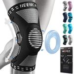 NEENCA Knee Brace,Knee Compression Sleeve Support with Patella Gel Pad & Side Stabilizers,Medical Grade Knee Protector for Running,Meniscus Tear,Arthritis,Joint Pain Relief,ACL,Injury Recovery