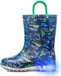 HugRain Toddler Boys Rain Boots Kid