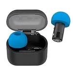 JLab JBuds Protect Reusable Earplugs | Comfortable in-Ear Hearing Protection with Two Noise Reduction Levels | Small Carrying Case with Keychain Loop | 5 Tip Sets