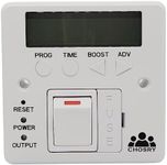 CHOSRY Programmable Fused Spur Timer Switch for electric towel rails, heating, and lighting