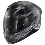 Shark HE4055EKAAL D-Skwal 2 Penxa Motorcycle Helmet L Matt Black Anthracite (KAA)