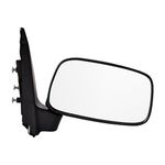 UNO MINDA RV-13005R Shatterproof Glass Rear View Mirror (Black)- Right Hand Side for Maruti Alto LX