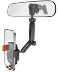 IPOW Grip Rearview Mirror Phone Holder for Car Auto Clamp