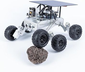 SunFounder GalaxyRVR Mars Rover Kit, Smart Video Robot Car Kit Compatible with Arduino Uno R3 with ESP32 CAM for Real-Time FPV Visuals, R3 Board & Rechargeable Batteries Included