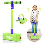 Toyzey Boy Toys Age 3-12, Pogo Stick 3-12 Year Old Girls Toys Birthday Xmas Gifts for 3-12 Year Old Boys Girls Gift Age 3-12 Fun Games for Kids Toys for 3-12 Year Old Bright Green