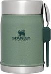 Stanley Classic Legendary Classic Food Jar + Spork, Hammertone Green, 14 OZ / 0.4 L