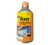 DR. FIXIT 302 SBR Latex Super Latex SBR Latex For Waterproofing & Repairs for Roofs, Terraces,Bathrooms, Toilets - 500 gm, (Grey) (1Pc), Bonds strongly to concrete, masonry, stone work,