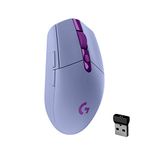 Logitech G305 LIGHTSPEED Wireless Gaming Mouse, Hero 12K Sensor, 12,000 DPI, Lightweight, 6 Programmable Buttons, 250h Battery Life, On-Board Memory, PC/Mac Lilac